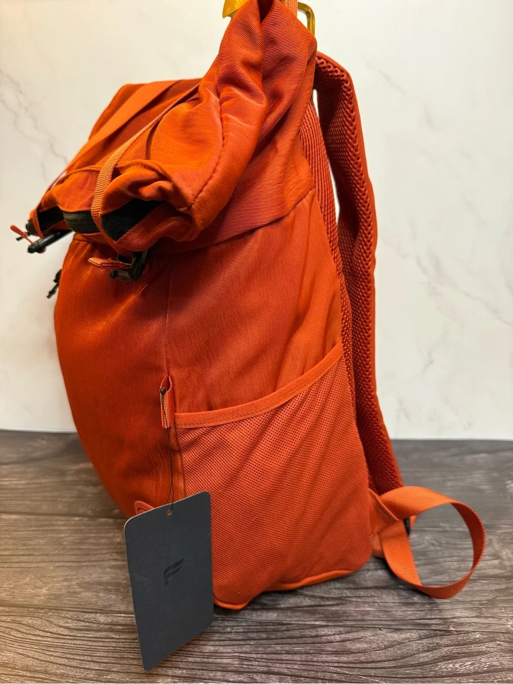 Fabletics The Only Backpack Orange NWT Multi Pocket Laptop Backpack